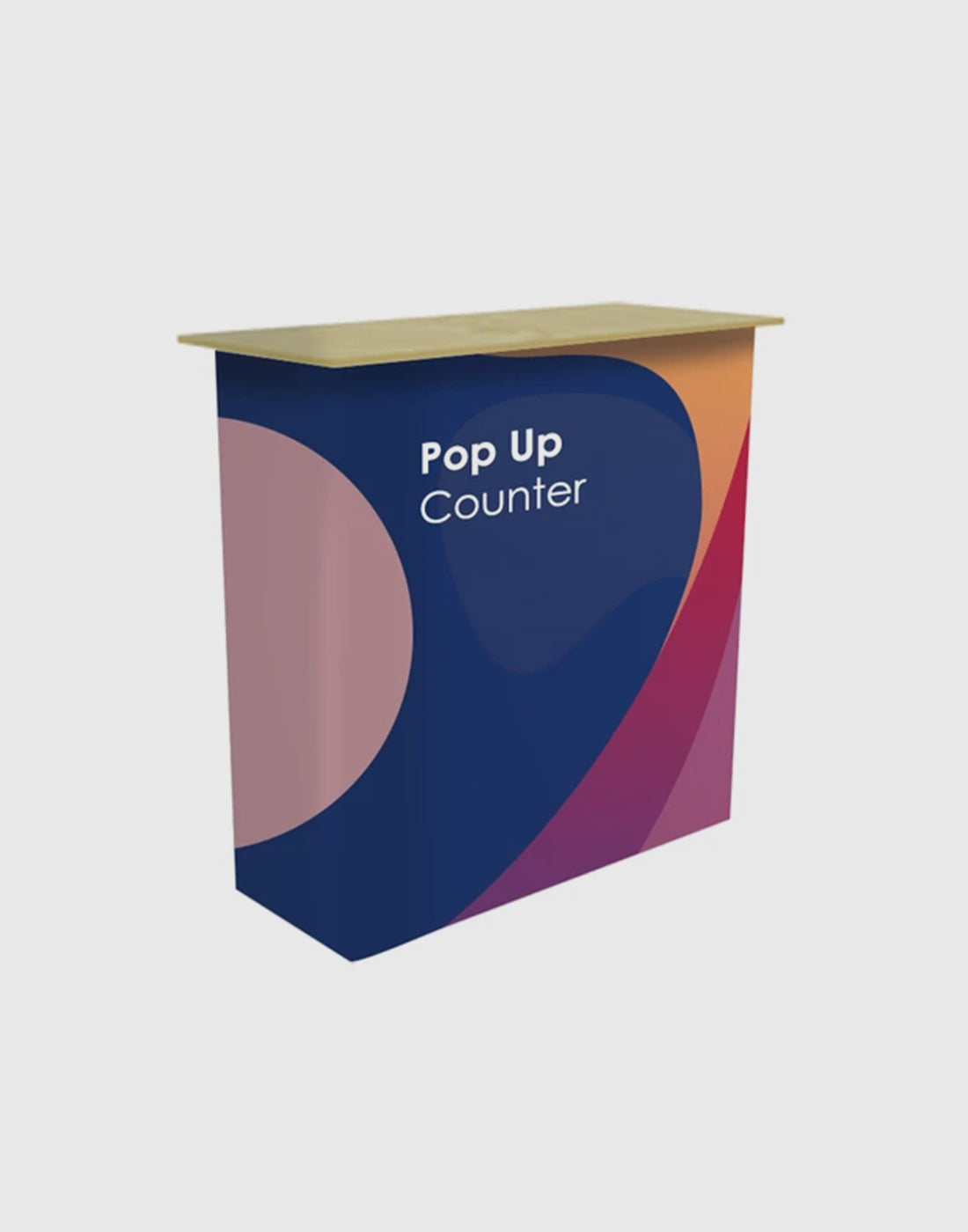 Table Pop Up Fabric Display Counter (For Podium & Booth Exhibitions) - Backdropsource