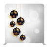 Premium Christmas Hanging Balls Greeting Card Design Media Wall - Backdropsource