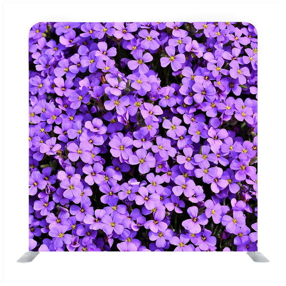 Purple flowers Media wall - Backdropsource