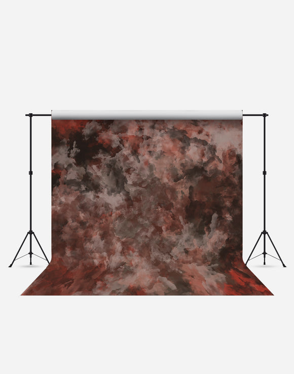 Red Smoky Fashion Wrinkle Resistant Backdrop - Backdropsource