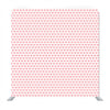 Red Tiny Heart Pattern  with White Background Media wall - Backdropsource