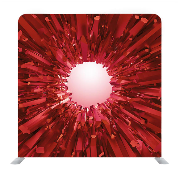 Red crystal Media Wall - Backdropsource