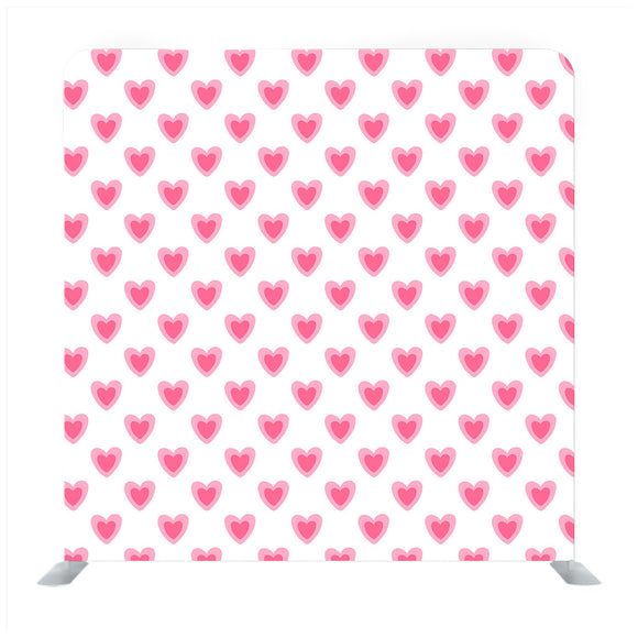 Romantic colorful heart pattern Media wall - Backdropsource