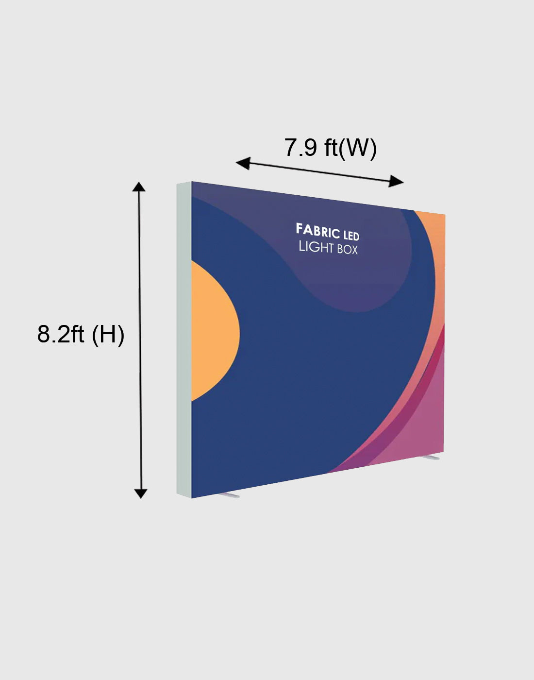SEG Fabric LED Light Box - 7.9ft x 8.2ft - Backdropsource