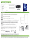 SEG Fabric LED Light Box - 2.8ft x 6.5ft - Backdropsource