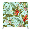 Seamless Pattern With Tropical Flowers In Watercolor Style Backdrop - Backdropsource