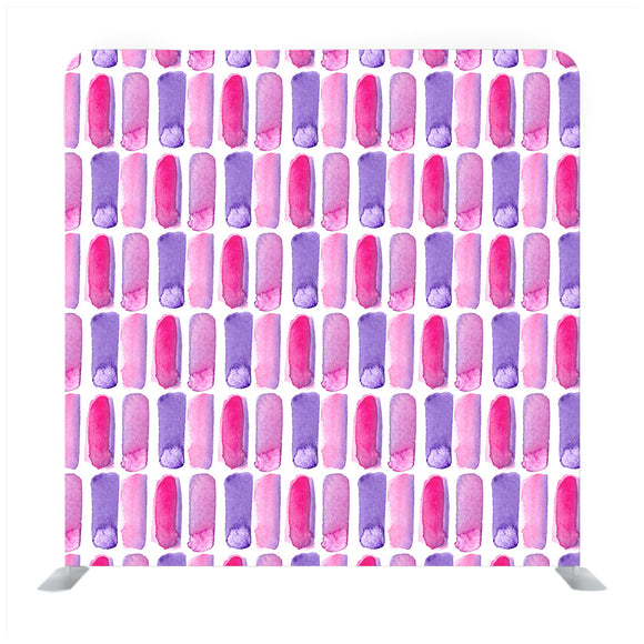 Set of watercolors of pink and violet with white background  Media wall - Backdropsource