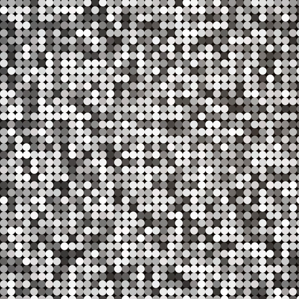 Silver Abstract Retro Vintage Pixel Mosaic Glitter Background