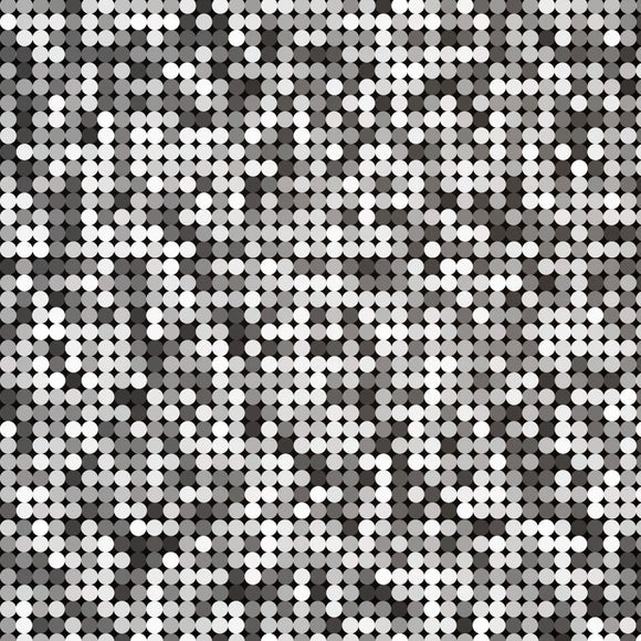 Silver Abstract Retro Vintage Pixel Mosaic Glitter Background - Backdropsource