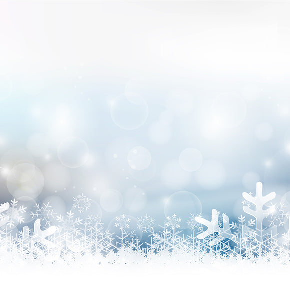 Snow Christmas Winter Background - Backdropsource