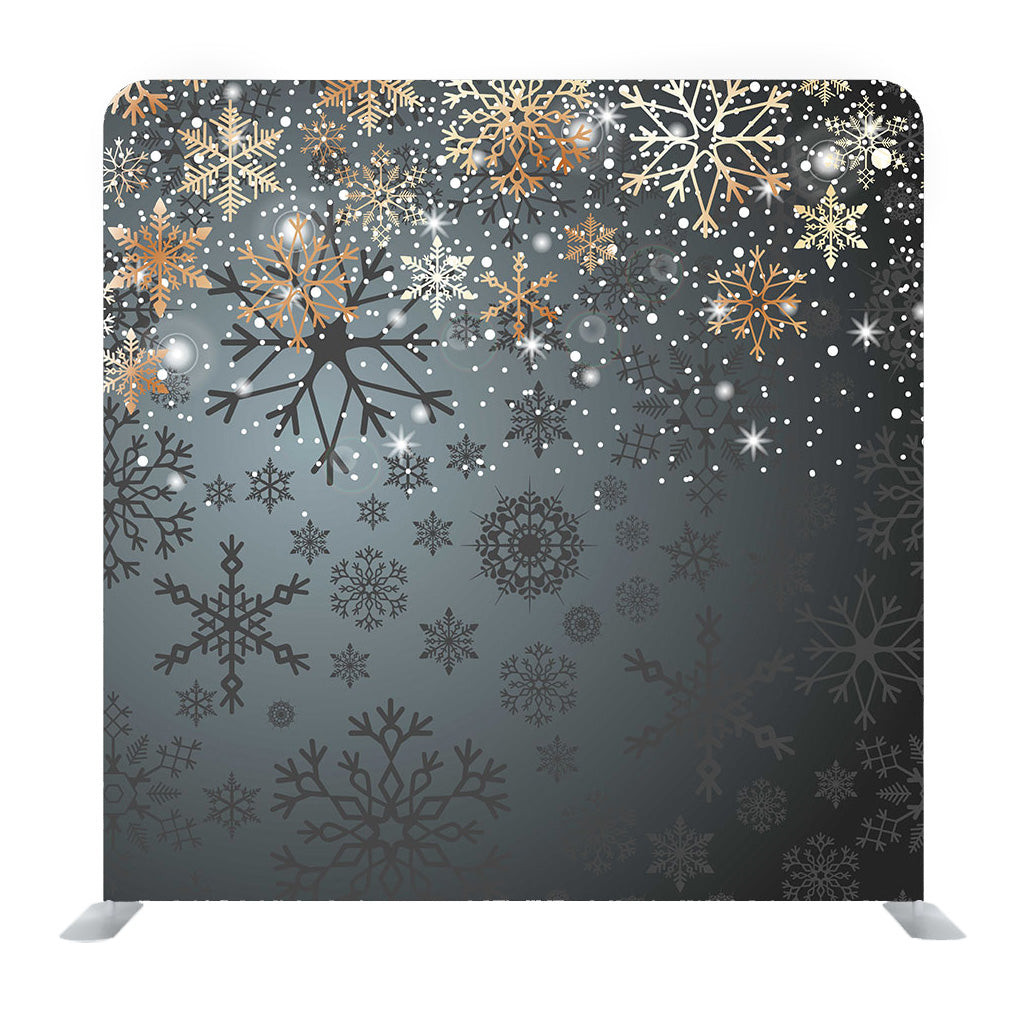 Snowflakes On Background Media Wall - Backdropsource