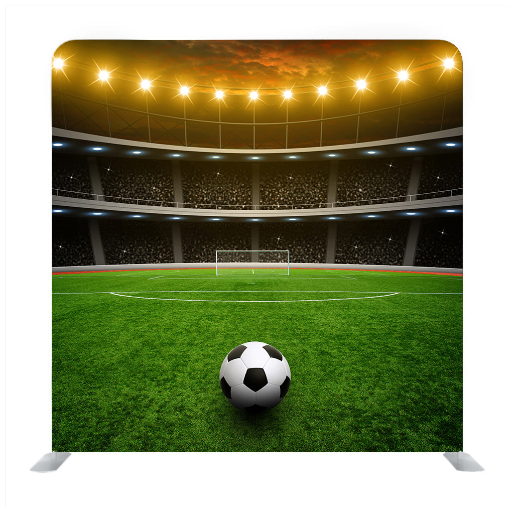 Soccer Match Goal Net Background Media Wall - Backdropsource
