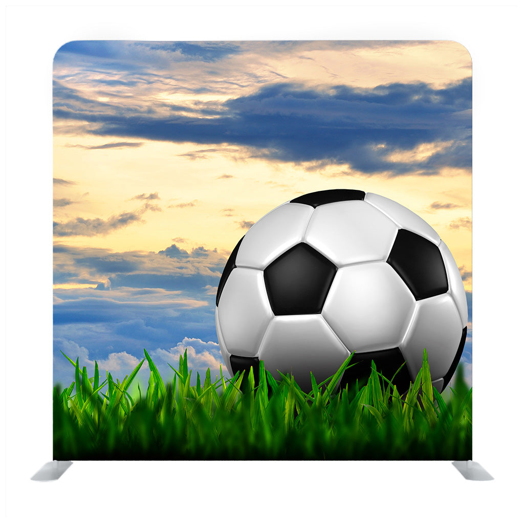 Soccer football field stadium grass line ball background texture Media wall - Backdropsource