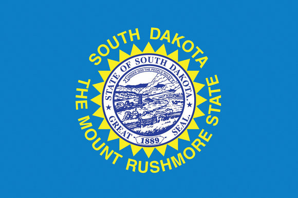 South Dakota State Flag - Backdropsource