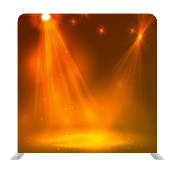 Spotlight On Stage With Smoke And Light Background Media Wall - Backdropsource