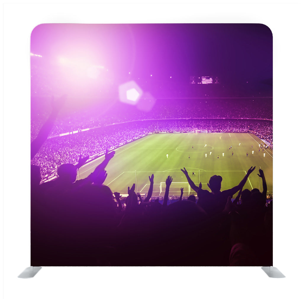 Stadium And Crowd Of Dancing People Background Media Wall - Backdropsource