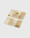 Synthetic Gold Business Card (Non-Tearable Visiting Cards)