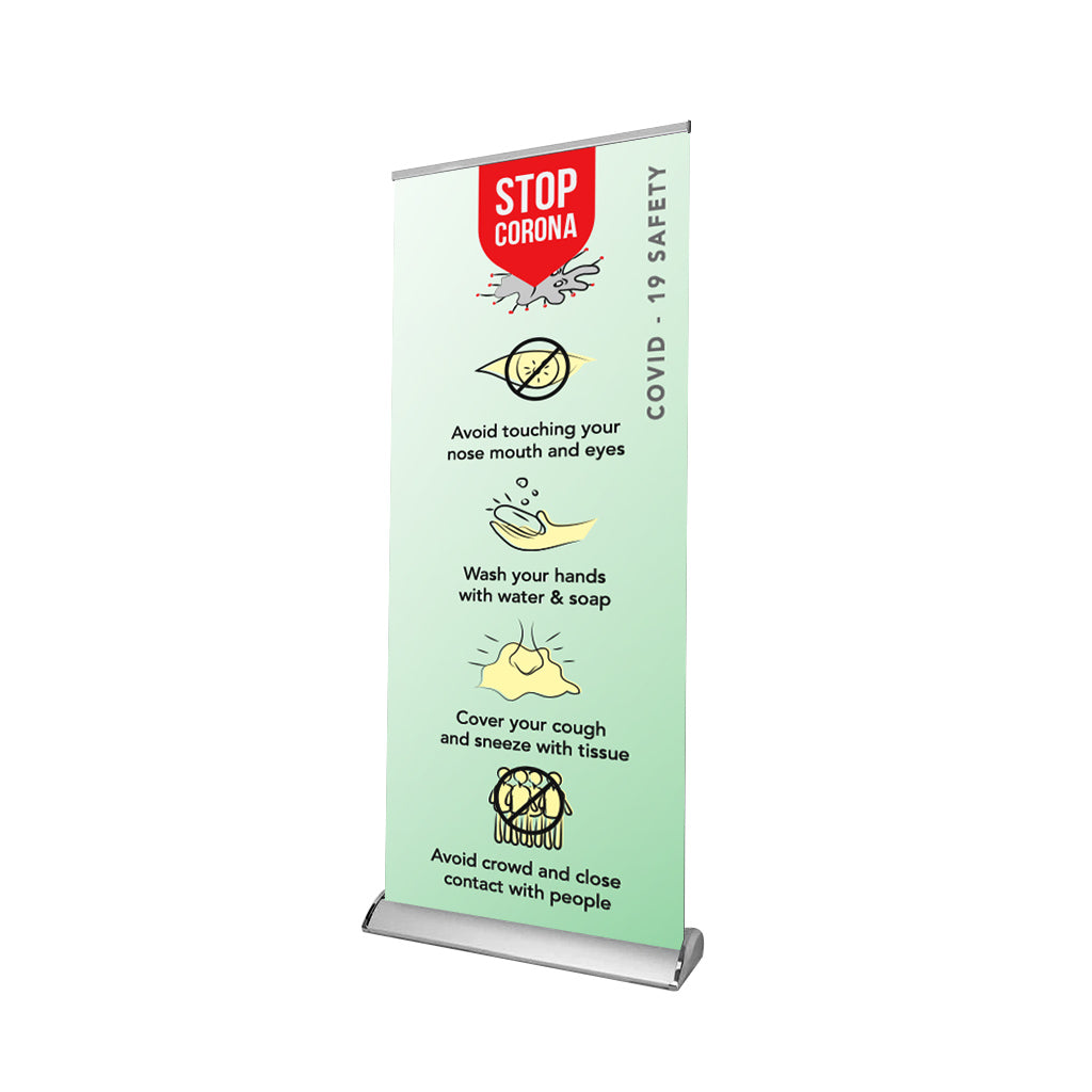 Safety & Advisory Retractable Banner - 01