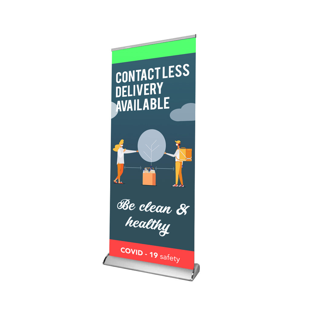 Food Safety Retractable Banner - 01 - Backdropsource