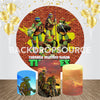 Teenage Mutant Ninja Turtles Event Party Round Backdrop Kit - Backdropsource