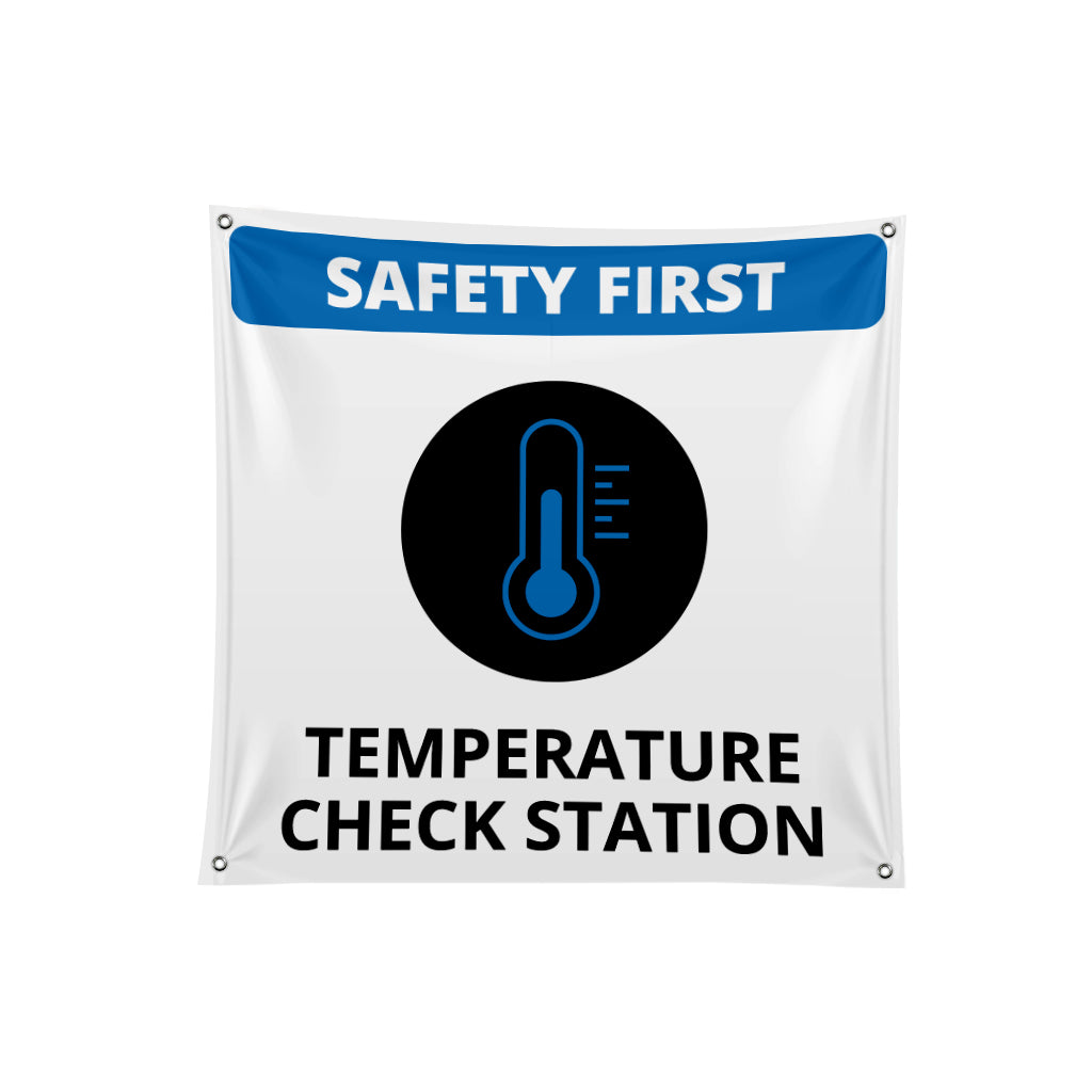 COVID-19 Test Check-In Fabric Banner – Bold & Reusable Signage ...