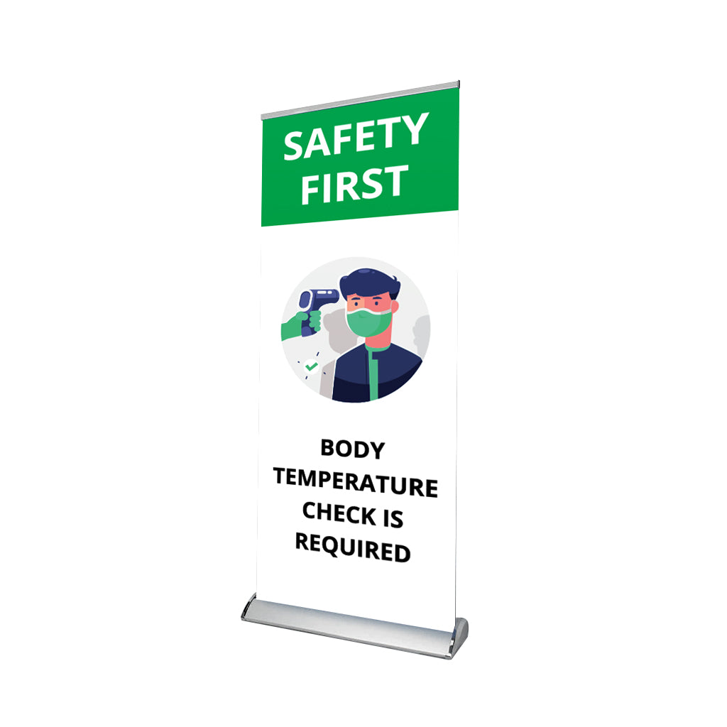 Testing Sign Retractable Banner - 05 - Backdropsource