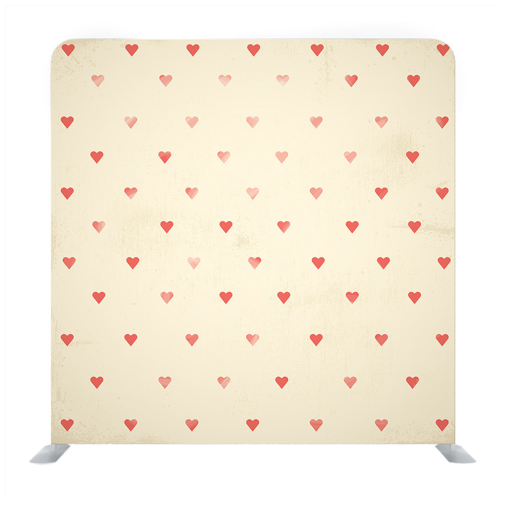 The seamless of cute heart in the white background Media wall