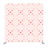Valentine day pink hearts pattern on pink rose Media wall - Backdropsource