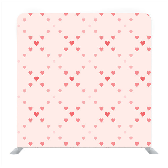 Valentine day pink hearts pattern on pink rose Media wall - Backdropsource