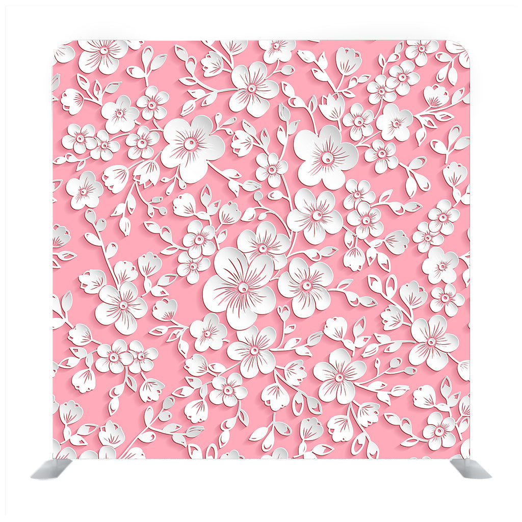 Vector Sakura Flower Seamless Pattern Element Backdrop - Backdropsource