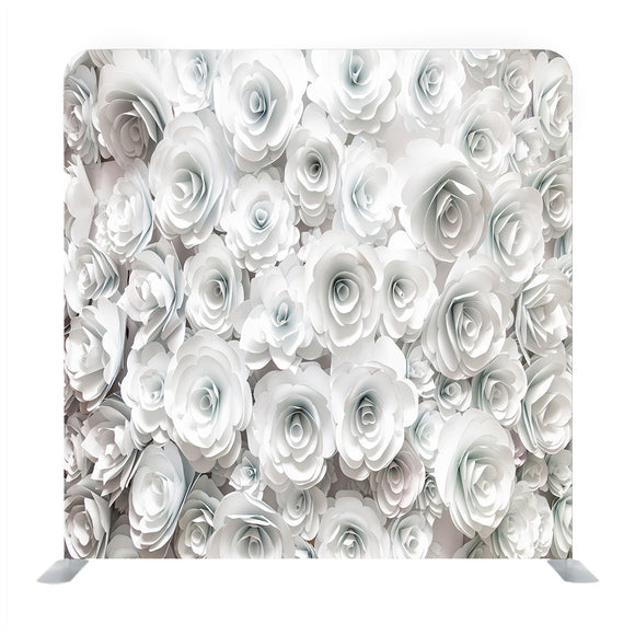 Wall With A Background Of Paper Flowers Handmade Craft Creative Abstraction Background Media Wall - Backdropsource