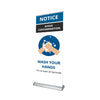 Wash Your Hands Retractable Banner - 02 - Backdropsource