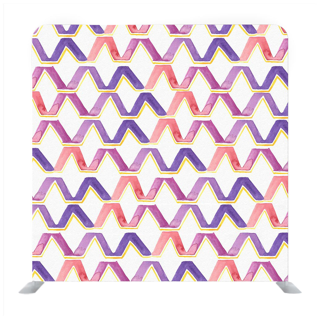 Watercolor seamless hand drawn pattern with rhombus Media wall