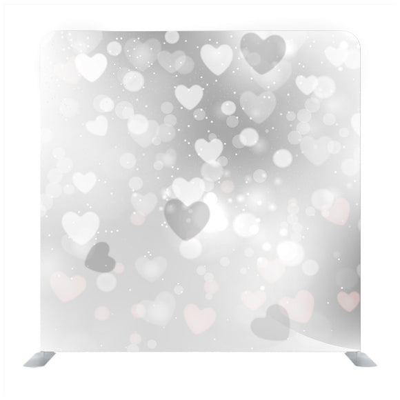 White Heart pattern Media wall - Backdropsource