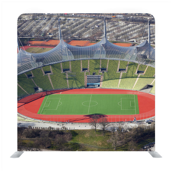 aerial view of Football stadium media wall - Backdropsource