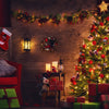 Beautiful Living Room Decorated for Christmas - Backdropsource