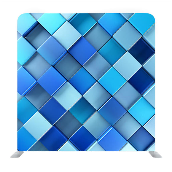 Blue Shade Multi Colored Squared Media Wall - Backdropsource