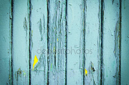 Blue Weathered Wooden Planks Print Photography Backdrop