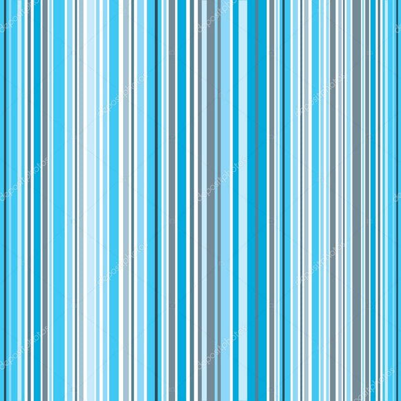 Verticle Blue Pattern Stripe Print Photography Backdrop