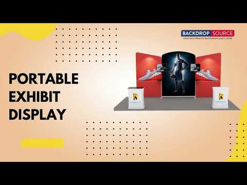 Portable Exhibit Display 20ft x 10ft - Model 2