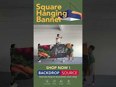 SkyTube Triangle Hanging Banner