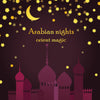 Invitation Template for Arabian Night Party Background