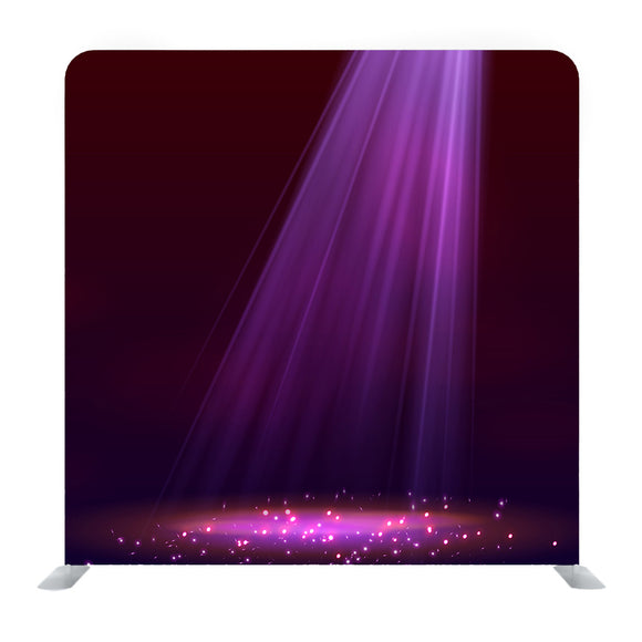 Purple Spotlight On Stage With Smoke And Light Media Wall - Backdropsource