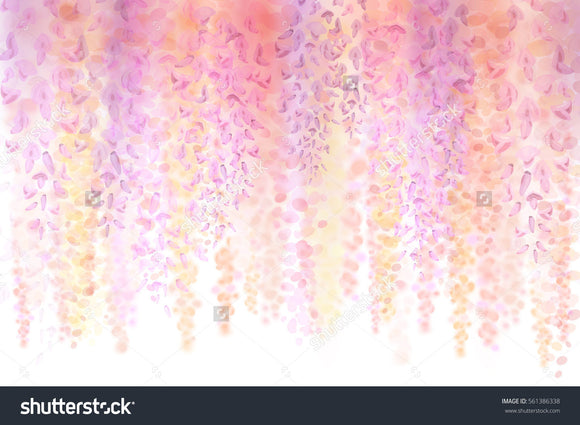 Confetti Flowers Party Print Photography Backdrop