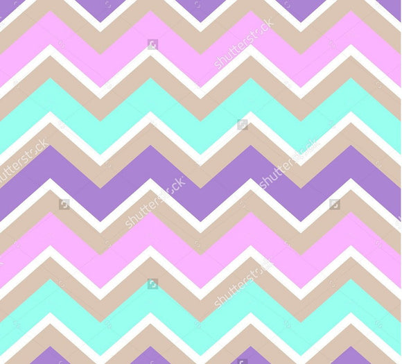Turquoise White Purple Pink Cream Indelible Print Fabric Backdrop - Backdropsource